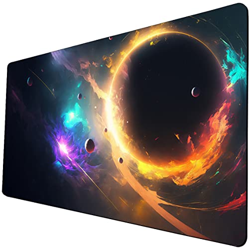 MTG Spielmatte Sammelkarten-Spielmatten 60x35 cm -Sternenhimmel - Kompatibel mit Magic: The Gathering Spielmatten - Originelle Designs für TCG-Spielmatten Nebelfelder 464 von DYETEE