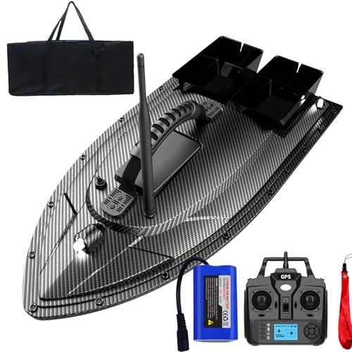 DYJD GPS Angelköder Boot 500M RC Köderboot Fernbedienung Futterboot Fischköder Boot Nachtangeln mit Suchscheinwerfer DYJD GPS Angelköder Boot 500M RC Köderboot Fernbedienung Futterboot Fischköder Boot Nachtangeln mit Suchscheinwerfer von DYJD
