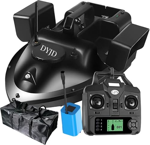 DYJD GPS-Smart-RC Wireless-Köder-Boot 2kg Laden automatischer Vorschub Return Fernbedienung 500M Entfernung Angel Nest Boot,12000mah von DYJD