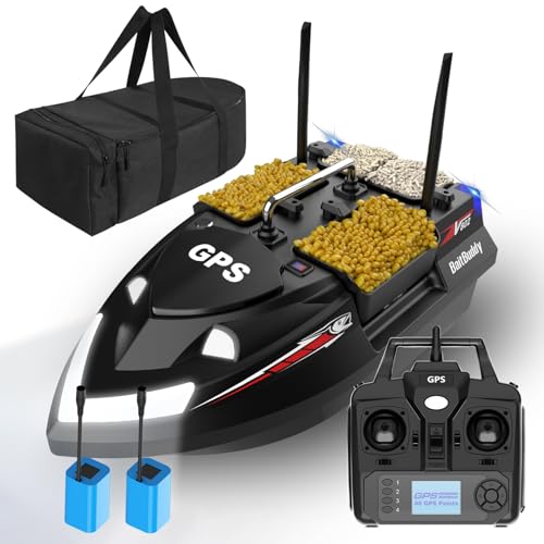 Dual Antenna 4 Hoppers GPS 500M GPS 3KG Köderboot zum Karpfenangeln Ferngesteuertes Angelnest Boot RC Köderboot mit Tasche Dual Antenna 4 Hoppers GPS 500M GPS 3KG Köderboot zum Karpfenangeln Ferngesteuertes Angelnest Boot RC Köderboot mit Tasche von DYJD