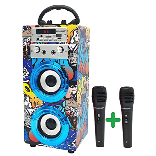 DYNASONIC (3º Generation) Mikrofon Karaoke Spielzeug, ideal für originelle Geschenke für Kinder, Mädchen, Spielzeug, karaoke mikrofon Kinder spielzeug Modell 025-16 von DYNASONIC