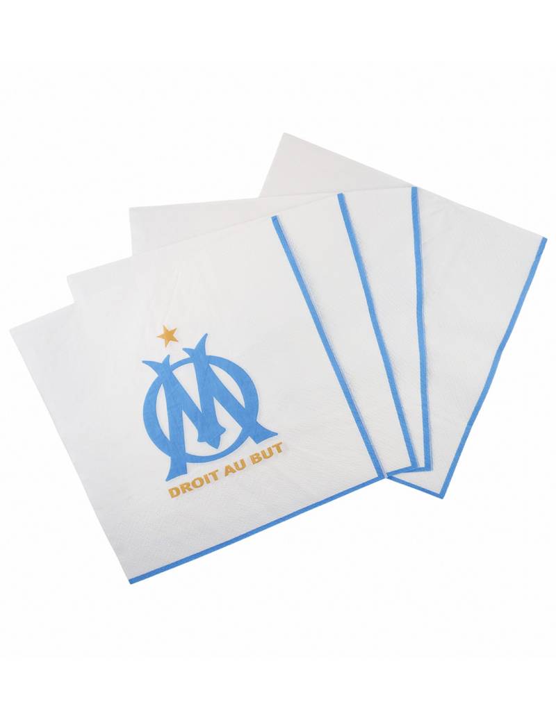 20 Olympique de Marseille Servietten 33 cm x 33 cm von DYNASTRIB