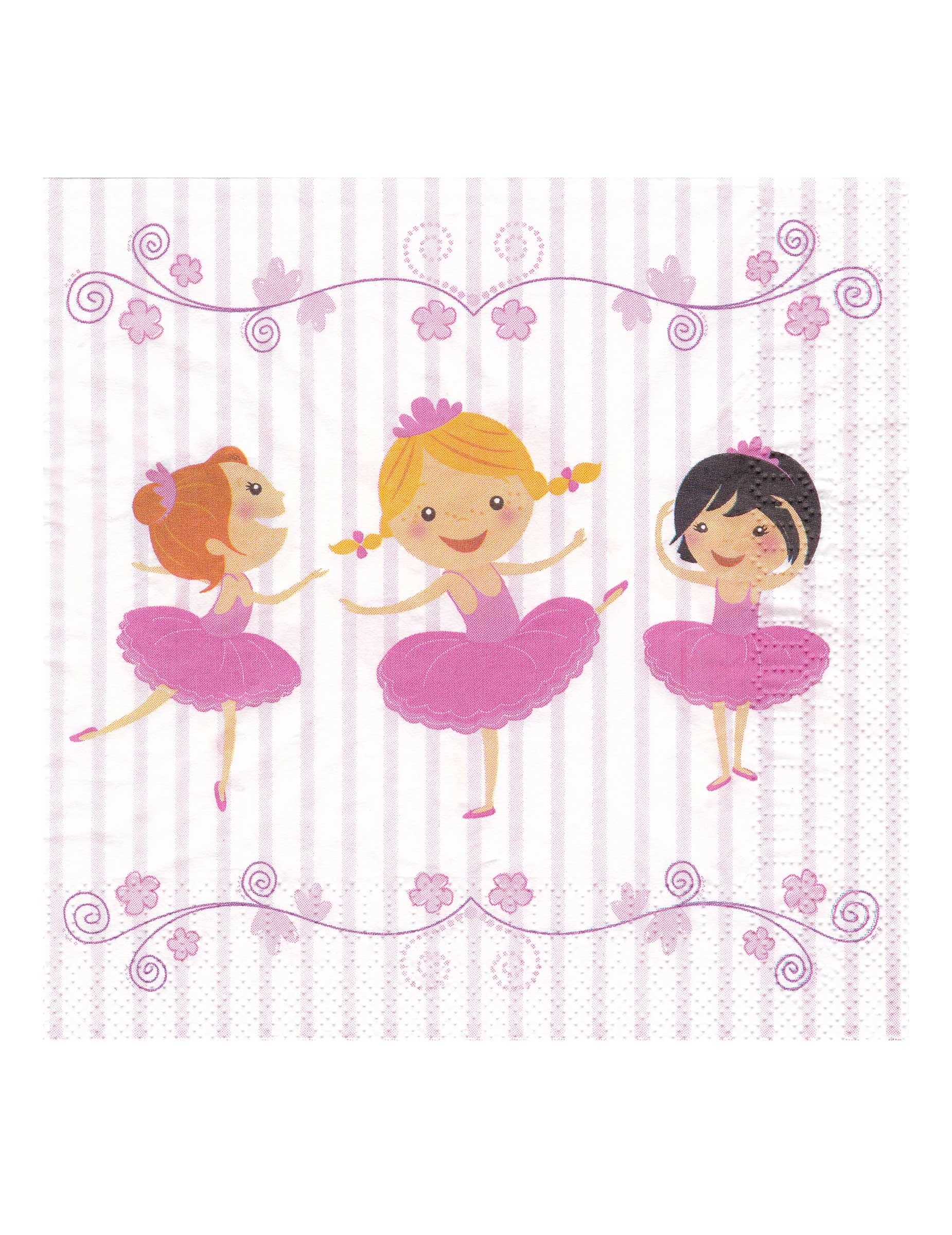 20 Papierservietten Ballerinamotiv 20 Papierservietten Ballerinamotiv von DYNASTRIB