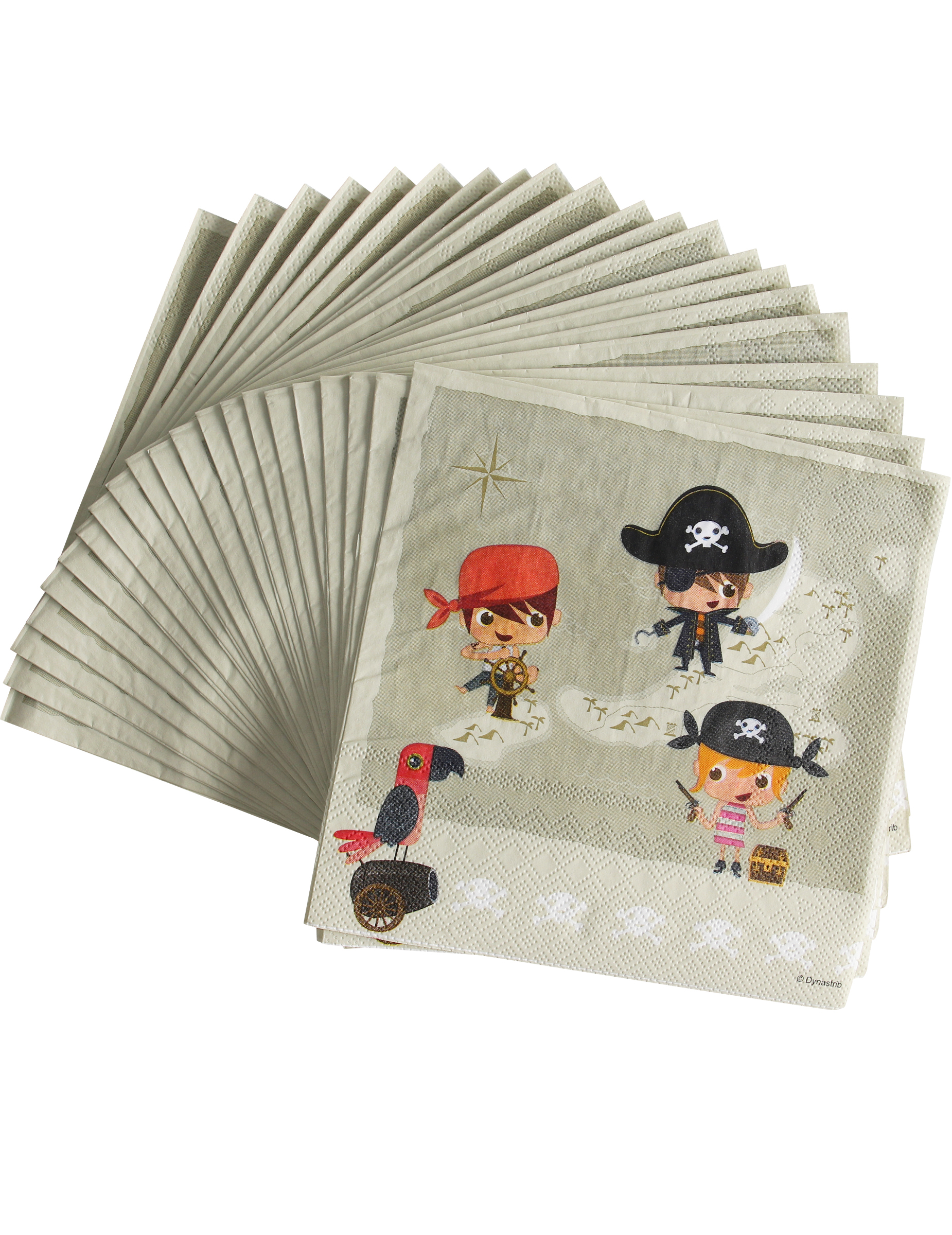 20 Piraten-Servietten 33 x 33 cm 20 Piraten-Servietten 33 x 33 cm von DYNASTRIB