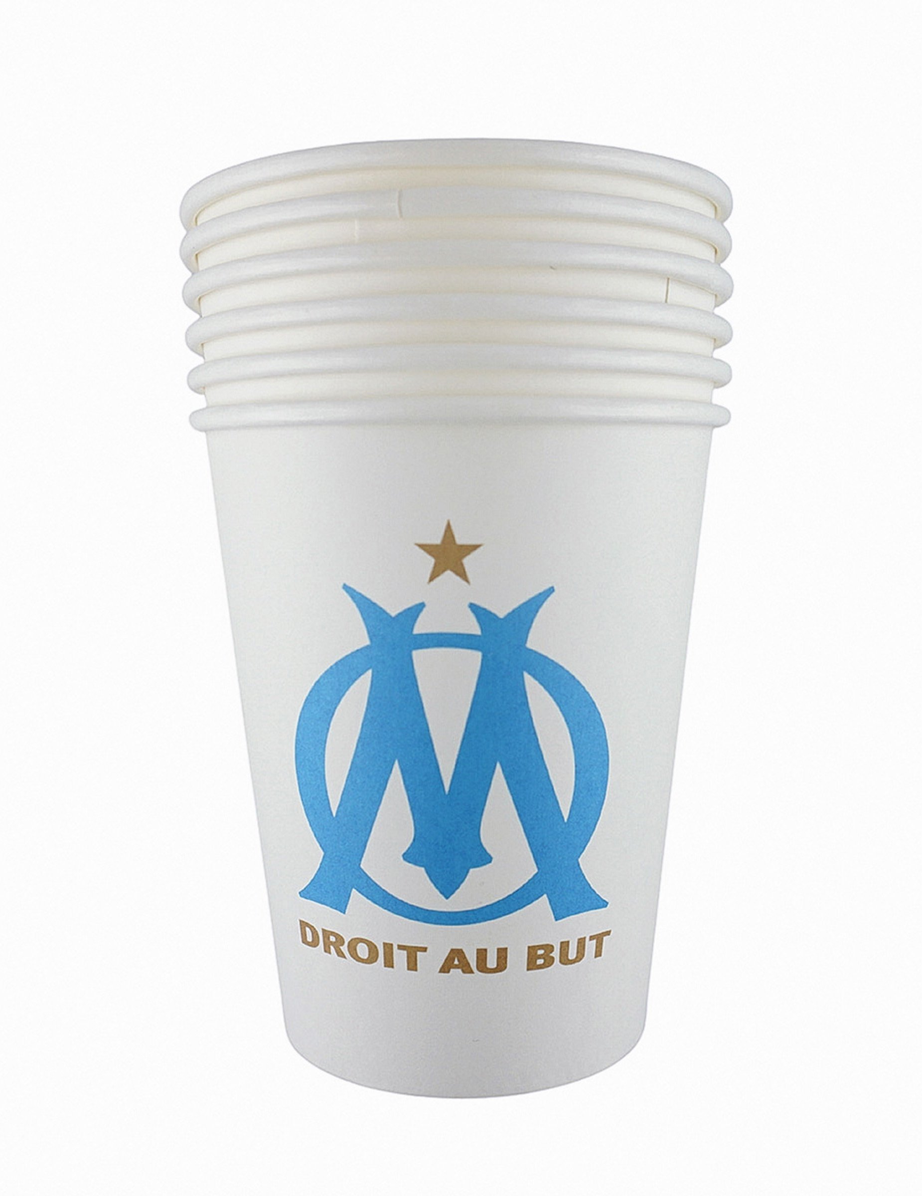 6 Olympique de Marseille Becher 25 cl 6 Olympique de Marseille Becher 25 cl von DYNASTRIB