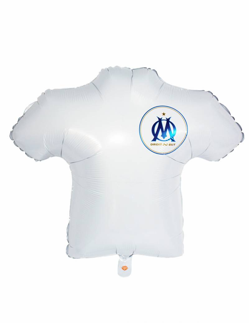 Olympique de Marseille Aluminiumballon in Form eines Trikots von DYNASTRIB