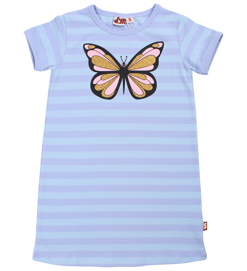 DYR-Cph Kleid - Dyrloud - Flieder/Baby Blue Schmetterling - DYR-Cph - 3 Jahre (98) - Kleider von DYR-Cph