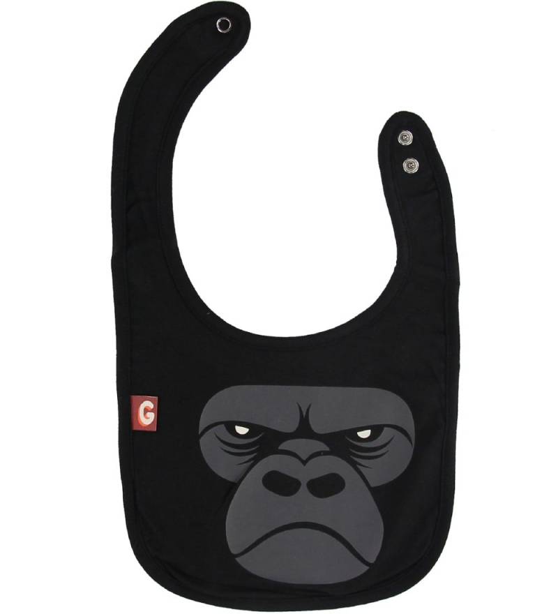 DYR-Cph Lätzchen - Munchie - Schwarz m. Zoom Gorilla - DYR-Cph - One Size - Lätzchen DYR-Cph Lätzchen - Munchie - Schwarz m. Zoom Gorilla - DYR-Cph - One Size - Lätzchen von DYR-Cph