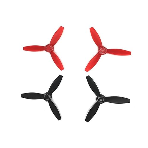 DYVWMRKX 4 Stück Propellerblätter for P-arrot B-ebop Drone 2.0 4.0 Drohnenzubehör (Size : Red Black) von DYVWMRKX