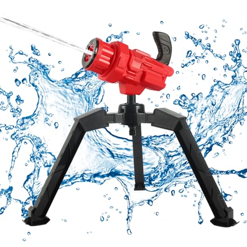 Wasserspritzpistole Rocket Water Gun,Wasserpistole Gartenbewässerung Raketen Wasserkanone Wasser Sprinkler für Kinder Gartenspielzeug,Sprinkler Rakete Wasserpistole für Kinder Spritzpistole (Rot) von DZAY
