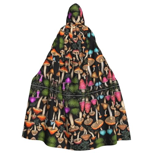 DZBDWZXH Bedruckter Kapuzenumhang für Erwachsene, Unisex, Hexenumhang, Kapuzenumhang für Halloween-Partys, Weihnachtskostüm DZBDWZXH Bedruckter Kapuzenumhang für Erwachsene, Unisex, Hexenumhang, Kapuzenumhang für Halloween-Partys, Weihnachtskostüm von DZBDWZXH