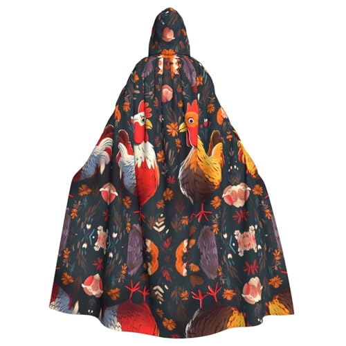 DZBDWZXH Bedruckter Kapuzenumhang für Erwachsene, Unisex, Hexenumhang für Halloween-Partys, Weihnachtskostüm DZBDWZXH Bedruckter Kapuzenumhang für Erwachsene, Unisex, Hexenumhang für Halloween-Partys, Weihnachtskostüm von DZBDWZXH