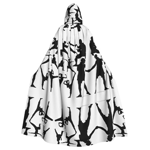 DZBDWZXH Bedruckter Kapuzenumhang für Erwachsene, Unisex, Hexenumhang für Halloween-Partys, Weihnachtskostüm DZBDWZXH Bedruckter Kapuzenumhang für Erwachsene, Unisex, Hexenumhang für Halloween-Partys, Weihnachtskostüm von DZBDWZXH
