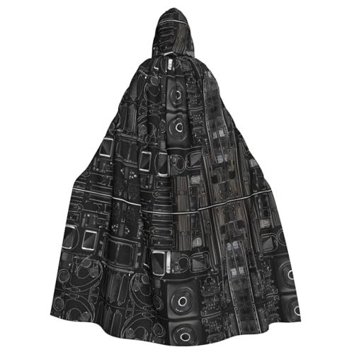 DZBDWZXH Bedruckter Kapuzenumhang für Erwachsene, Unisex, Hexenumhang für Halloween-Partys, Weihnachtskostüm DZBDWZXH Bedruckter Kapuzenumhang für Erwachsene, Unisex, Hexenumhang für Halloween-Partys, Weihnachtskostüm von DZBDWZXH