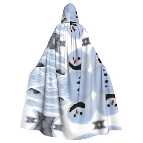 DZBDWZXH Bedruckter Kapuzenumhang für Erwachsene, Unisex, Hexenumhang für Halloween-Partys, Weihnachtskostüm DZBDWZXH Bedruckter Kapuzenumhang für Erwachsene, Unisex, Hexenumhang für Halloween-Partys, Weihnachtskostüm von DZBDWZXH