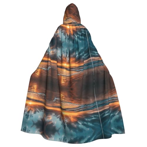 DZBDWZXH Bedruckter Kapuzenumhang für Erwachsene, Unisex, Hexenumhang für Halloween-Partys, Weihnachtskostüm DZBDWZXH Bedruckter Kapuzenumhang für Erwachsene, Unisex, Hexenumhang für Halloween-Partys, Weihnachtskostüm von DZBDWZXH