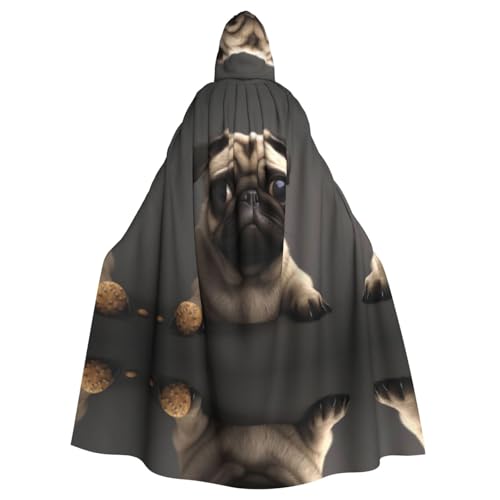 DZBDWZXH Bedruckter Kapuzenumhang für Erwachsene, Unisex, Hexenumhang für Halloween-Partys, Weihnachtskostüm DZBDWZXH Bedruckter Kapuzenumhang für Erwachsene, Unisex, Hexenumhang für Halloween-Partys, Weihnachtskostüm von DZBDWZXH