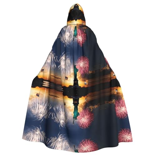 DZBDWZXH Bedruckter Kapuzenumhang für Erwachsene, Unisex, Hexenumhang mit Flagge, für Halloween-Partys, Weihnachtskostüm DZBDWZXH Bedruckter Kapuzenumhang für Erwachsene, Unisex, Hexenumhang mit Flagge, für Halloween-Partys, Weihnachtskostüm von DZBDWZXH