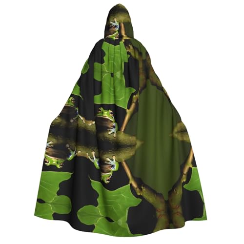 DZBDWZXH Bedruckter Kapuzenumhang für Erwachsene, Unisex, dicker Hexenumhang, Kapuzenumhang für Halloween-Partys, Weihnachtskostüm DZBDWZXH Bedruckter Kapuzenumhang für Erwachsene, Unisex, dicker Hexenumhang, Kapuzenumhang für Halloween-Partys, Weihnachtskostüm von DZBDWZXH