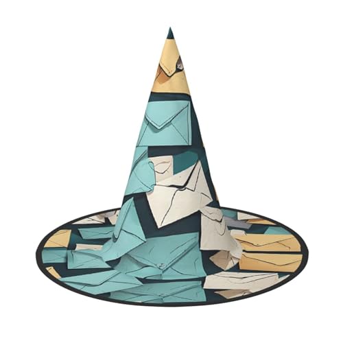 DZBDWZXH Halloween-Hexenhut für Damen, Cosplay, Kostüm, Halloween, Party-Dekoration, 1 Stück DZBDWZXH Halloween-Hexenhut für Damen, Cosplay, Kostüm, Halloween, Party-Dekoration, 1 Stück von DZBDWZXH