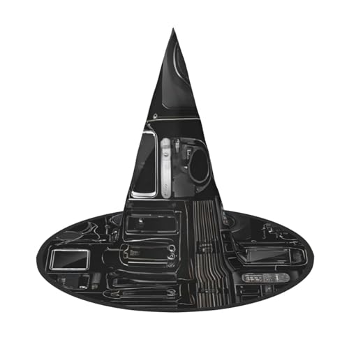 DZBDWZXH Halloween-Hexenhut für Damen, Cosplay, Kostüm, Halloween, Party-Dekoration, 1 Stück DZBDWZXH Halloween-Hexenhut für Damen, Cosplay, Kostüm, Halloween, Party-Dekoration, 1 Stück von DZBDWZXH