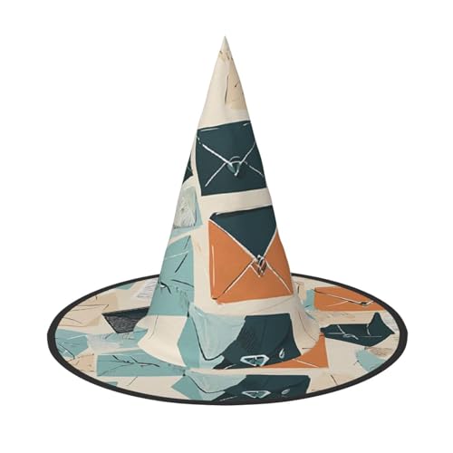 DZBDWZXH Halloween-Hexenhut für Damen, Cosplay, Kostüm, Halloween, Party-Dekoration, 1 Stück DZBDWZXH Halloween-Hexenhut für Damen, Cosplay, Kostüm, Halloween, Party-Dekoration, 1 Stück von DZBDWZXH
