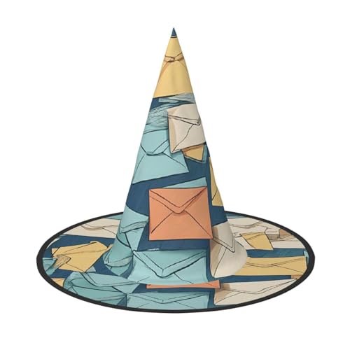 DZBDWZXH Halloween-Hexenhut für Damen, Cosplay, Kostüm, Halloween, Party-Dekoration, 1 Stück DZBDWZXH Halloween-Hexenhut für Damen, Cosplay, Kostüm, Halloween, Party-Dekoration, 1 Stück von DZBDWZXH