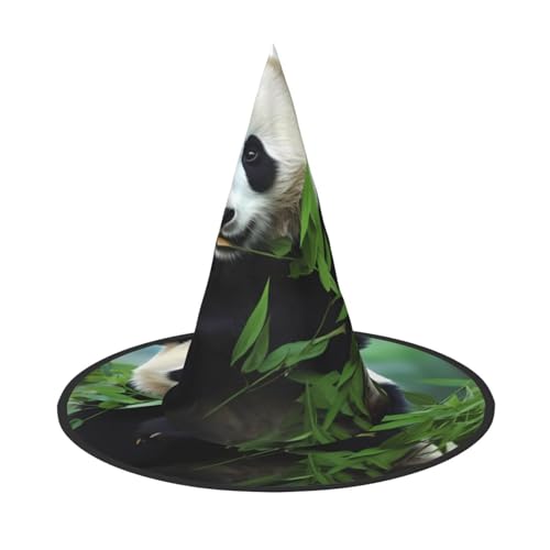 DZBDWZXH Halloween-Hexenhut für Damen, Panda-Druck, Cosplay, Kostüm, Halloween, Party-Dekoration, 1 Stück DZBDWZXH Halloween-Hexenhut für Damen, Panda-Druck, Cosplay, Kostüm, Halloween, Party-Dekoration, 1 Stück von DZBDWZXH