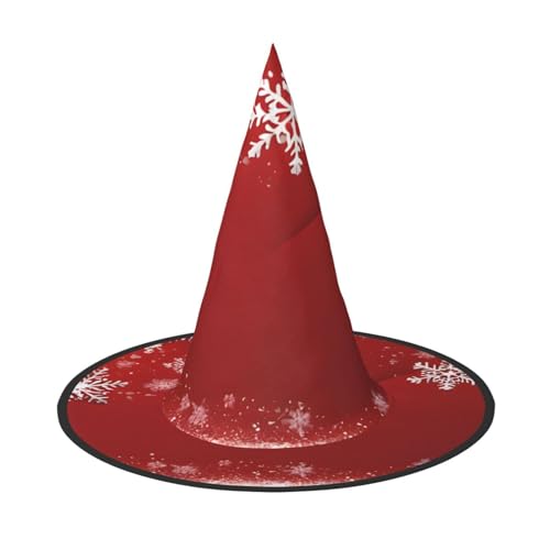 DZBDWZXH Halloween-Hexenhut für Damen, Weihnachtsdruck, Cosplay, Kostüm, Verkleidung, Halloween, Party-Dekoration, 1 Stück DZBDWZXH Halloween-Hexenhut für Damen, Weihnachtsdruck, Cosplay, Kostüm, Verkleidung, Halloween, Party-Dekoration, 1 Stück von DZBDWZXH