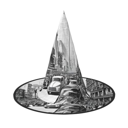 DZBDWZXH Halloween-Hexenhut mit Aufschrift "Love from New York" für Damen, Cosplay, Kostüm, Verkleidung, Halloween, Party-Dekoration, 1 Stück DZBDWZXH Halloween-Hexenhut mit Aufschrift "Love from New York" für Damen, Cosplay, Kostüm, Verkleidung, Halloween, Party-Dekoration, 1 Stück von DZBDWZXH