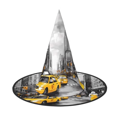 DZBDWZXH Halloween-Hexenhut mit Aufschrift "Love from New York" für Damen, Cosplay, Kostüm, Verkleidung, Halloween, Party-Dekoration, 1 Stück DZBDWZXH Halloween-Hexenhut mit Aufschrift "Love from New York" für Damen, Cosplay, Kostüm, Verkleidung, Halloween, Party-Dekoration, 1 Stück von DZBDWZXH