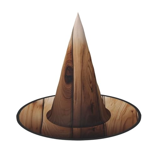DZBDWZXH Halloween-Hexenhut mit Holzmaserung, für Damen, Cosplay, Kostüm, Halloween, Party-Dekoration, 1 Stück DZBDWZXH Halloween-Hexenhut mit Holzmaserung, für Damen, Cosplay, Kostüm, Halloween, Party-Dekoration, 1 Stück von DZBDWZXH