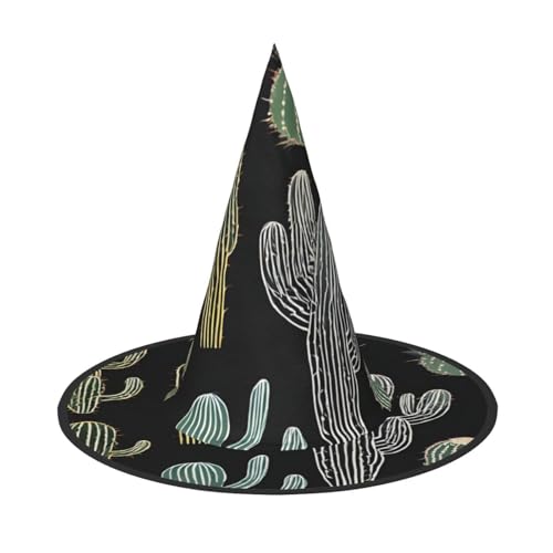 DZBDWZXH Halloween-Hexenhut mit Pflanzendruck, für Damen, Cosplay, Kostüm, Halloween, Party-Dekoration, 1 Stück DZBDWZXH Halloween-Hexenhut mit Pflanzendruck, für Damen, Cosplay, Kostüm, Halloween, Party-Dekoration, 1 Stück von DZBDWZXH