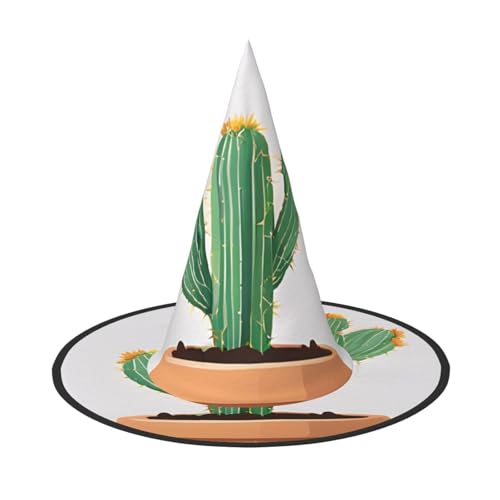 DZBDWZXH Halloween-Hexenhut mit Pflanzendruck, für Damen, Cosplay-Kostüm, Halloween-Party-Dekoration, 1 Stück DZBDWZXH Halloween-Hexenhut mit Pflanzendruck, für Damen, Cosplay-Kostüm, Halloween-Party-Dekoration, 1 Stück von DZBDWZXH