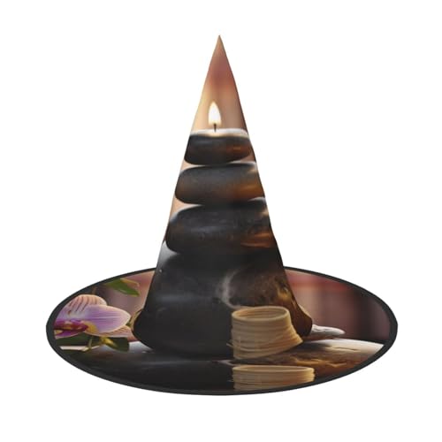 DZBDWZXH Halloween-Hexenhut mit Zen-Motiv, für Damen, Cosplay, Kostüm, Halloween, Party-Dekoration, 1 Stück DZBDWZXH Halloween-Hexenhut mit Zen-Motiv, für Damen, Cosplay, Kostüm, Halloween, Party-Dekoration, 1 Stück von DZBDWZXH