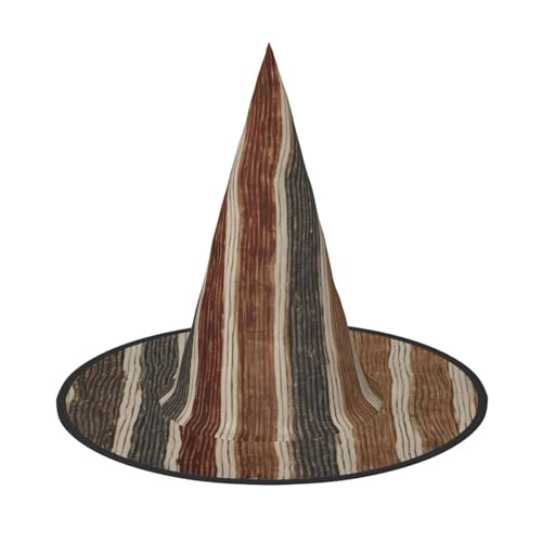 DZBDWZXH Halloween-Hexenhut mit bunten Streifen für Damen, Cosplay, Kostüm, Halloween, Party-Dekoration, 1 Stück DZBDWZXH Halloween-Hexenhut mit bunten Streifen für Damen, Cosplay, Kostüm, Halloween, Party-Dekoration, 1 Stück von DZBDWZXH