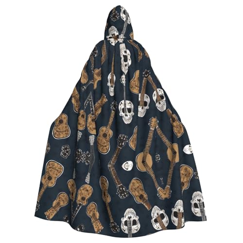 DZBDWZXH Mexikanischer Totenkopf-Umhang mit Kapuze, bedruckt, für Erwachsene, Unisex, Hexenumhang, Kapuzenumhang für Halloween-Partys, Weihnachtskostüm DZBDWZXH Mexikanischer Totenkopf-Umhang mit Kapuze, bedruckt, für Erwachsene, Unisex, Hexenumhang, Kapuzenumhang für Halloween-Partys, Weihnachtskostüm von DZBDWZXH