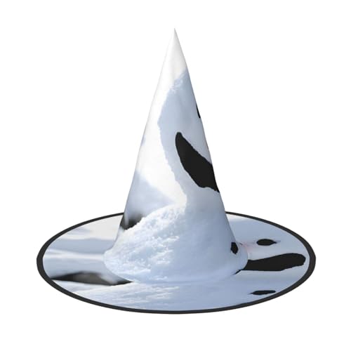 DZBDWZXH Weihnachtlicher Schneemann-Druck, Halloween-Hexenhut für Damen, Cosplay, Kostüm, Verkleidung, Halloween, Party-Dekoration, 1 Stück DZBDWZXH Weihnachtlicher Schneemann-Druck, Halloween-Hexenhut für Damen, Cosplay, Kostüm, Verkleidung, Halloween, Party-Dekoration, 1 Stück von DZBDWZXH