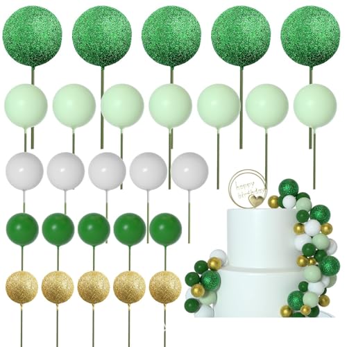 50pieces Round Cupcake Toppers Cake Decoration Set Cake Picks Hochzeitstortezubehör Für Partyfeierlichkeiten Geeignet von DZHCBNE