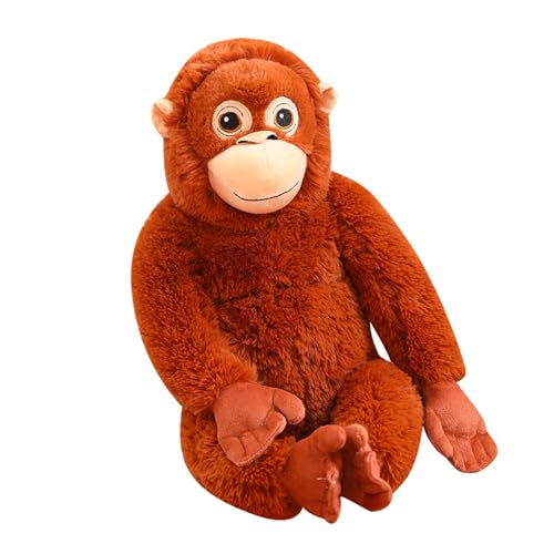 DZHCBNE Entzückende Gorillas Stofftier Mit Langem Arm 66 cm Plüsch Affenpuppen Kuschelische Kissendekoration Für Kinder Und Erwachsene von DZHCBNE
