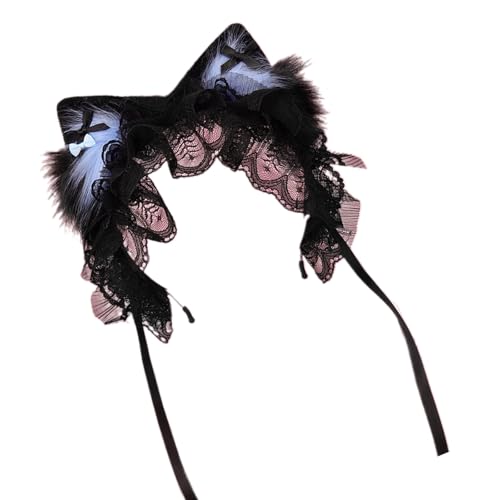 DZHCBNE Plüsch Wolf Füchse Ohren Stirnband Süße Lolitas Kopfschmuck Haar Band Haarzubehör Kopfbedeckung Für Cosplay Halloween Party Lolitas Stirnband DZHCBNE Plüsch Wolf Füchse Ohren Stirnband Süße Lolitas Kopfschmuck Haar Band Haarzubehör Kopfbedeckung Für Cosplay Halloween Party Lolitas Stirnband von DZHCBNE