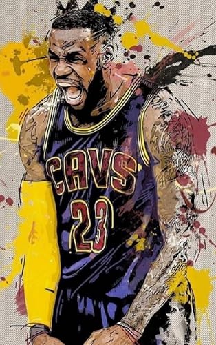 1000 Teile Basketballspieler 23 Poster Puzzle Spaß Spiel Spielzeug Lernspiel für Erwachsene Qz97Yk 52x38CM von DZOEU