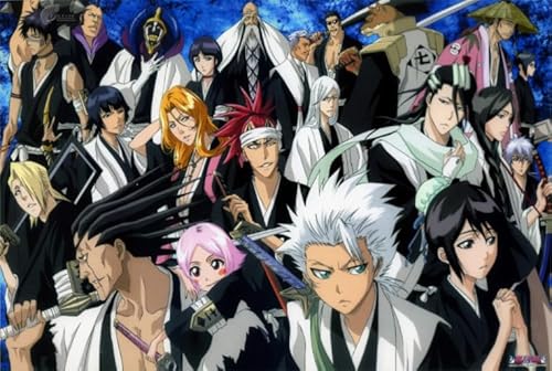 1000 Teile Japanische Anime Kurosaki Poster Puzzle Lustiges Spiel Spielzeug Lernspiel Für Erwachsene Qz822Yk 70x50CM von DZOEU