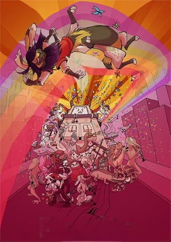 1000 Teile Japanisches Anime-Paprika-Poster-Puzzle für pädagogisches Spielzeug für Erwachsene und Familien, Xq159Zy, 70 x 50 cm von DZOEU