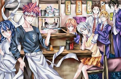 1000 Teile Japanisches Anime-Poster-Puzzle „Foodfight!“ für pädagogisches Spielzeug für Erwachsene und Familien, Gt561Zw, 70 x 50 cm von DZOEU