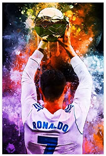 1000 Teile Puzzle Fußballer Cristiano Ronaldo Sport (48) Kinder Erwachsene Lernspielzeug Spiel Puzzles 70x50CM von DZOEU
