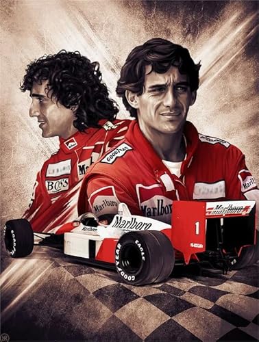 1000 Teile Racers F1 Kunst Poster Puzzle für Erwachsene Familie Lernspielzeug Qw66Zp 70x50CM von DZOEU