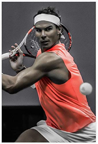 1000-teiliges Puzzle, Tennisspieler Rafael Nadal, Kunstposter (12), Lernspielzeug für Kinder und Erwachsene, 38 x 26 cm von DZOEU