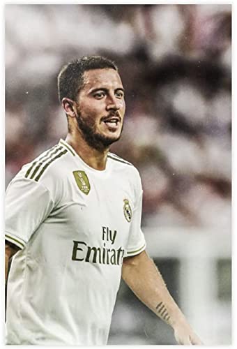 1000-teiliges Puzzle, internationaler Fußballspieler Eden Hazard (9), Lernspielzeug für Kinder und Erwachsene, 52 x 38 cm von DZOEU