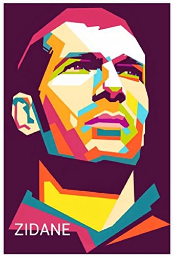 1000-teiliges Puzzle, internationaler Fußballspieler Zinedine Zidane, Lernspielzeug für Kinder und Erwachsene, 70 x 50 cm 1000-teiliges Puzzle, internationaler Fußballspieler Zinedine Zidane, Lernspielzeug für Kinder und Erwachsene, 70 x 50 cm von DZOEU